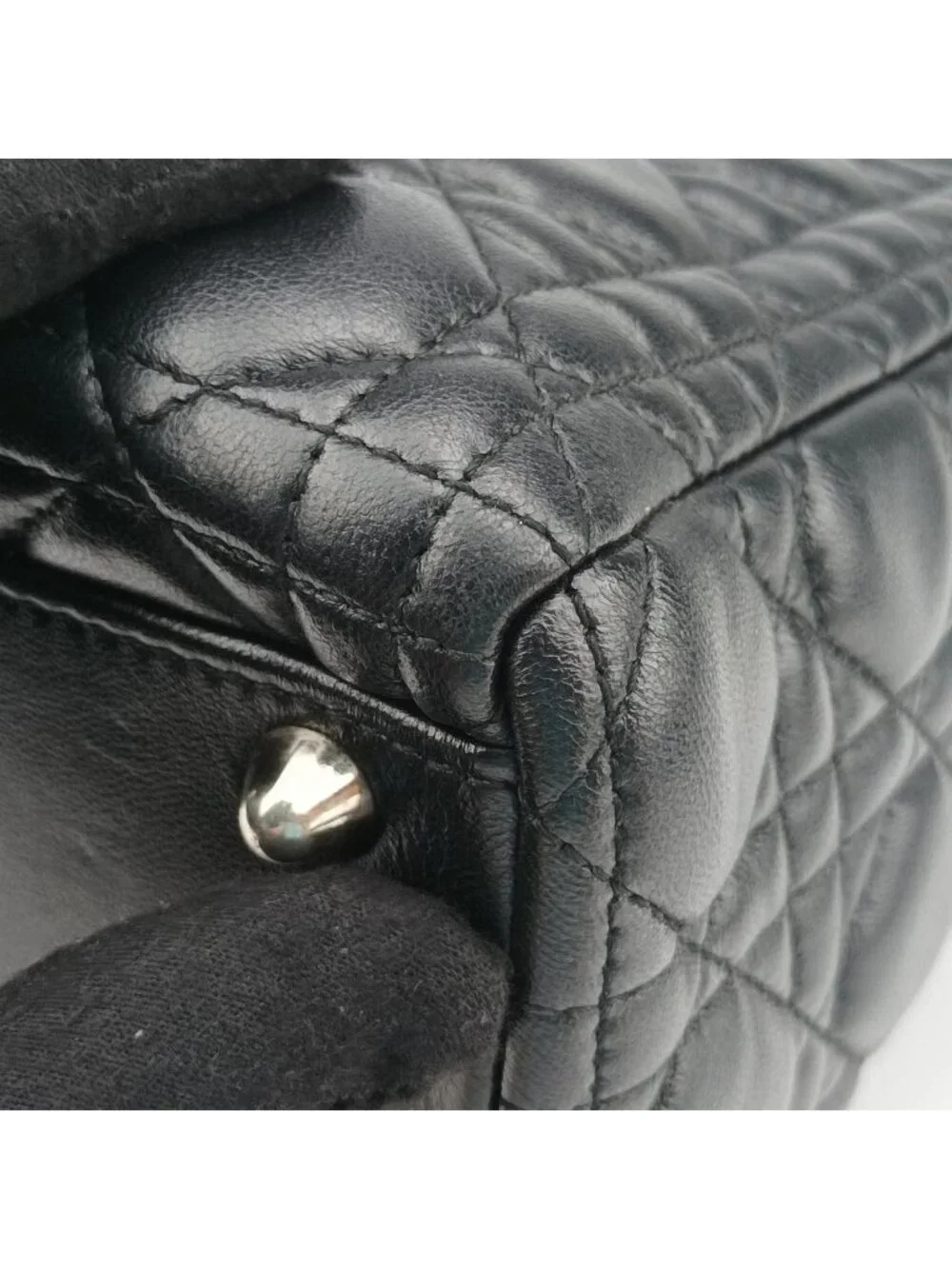 Dior Lady Black Lambskin Handbag
